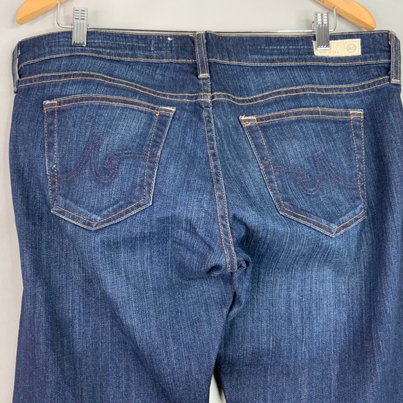 AG Jeans Stilt Roll Up Blue Denim Women's Casual Cuffed Ankle Pants - Picture 7 of 10